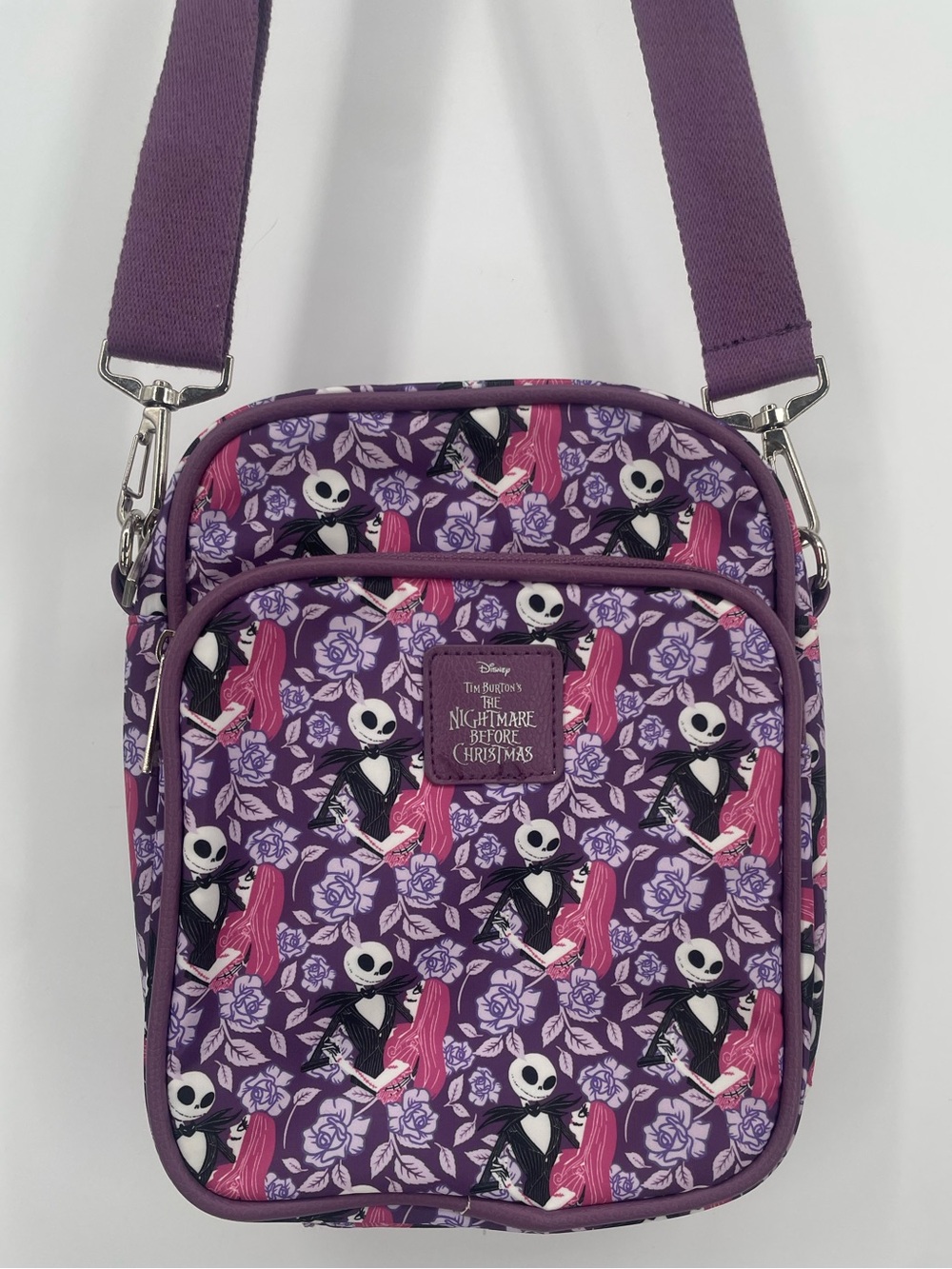 Disney The Nightmare Before Christmas Patterned Novelty Crossbody Handbag